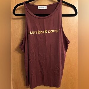 Burn Boot Camp Women's Maroon Tank Top